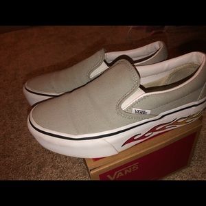 Classic platform slip on Vans size 6 in women